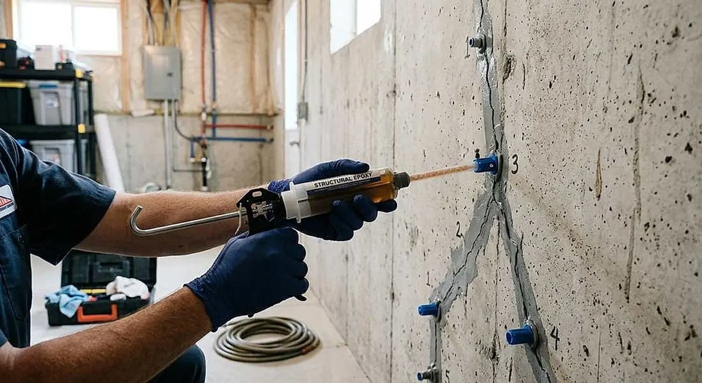 Foundation Crack Repair in Appleton, WI